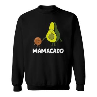 Avocado Mama Avocado Mom Funny Avocado Mamacado Sweatshirt | Mazezy CA