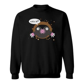 Avogadro Number Cute Mole Day Chemist Gift Sweatshirt | Mazezy