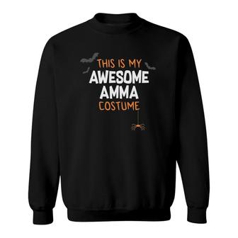 Awesome Amma Costume , Funny Cute Halloween Gift Sweatshirt
