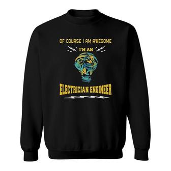 Awesome Electrician Engineer Sweatshirt | Mazezy