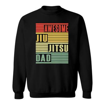 Awesome Jiu Jitsu Dad Gift Sweatshirt | Mazezy