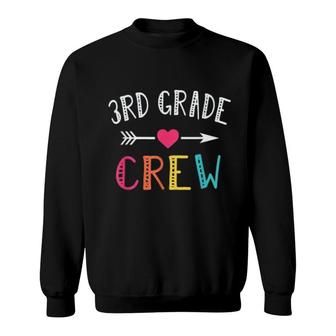 Back To School 3rd Grade Crew Sweatshirt | Mazezy
