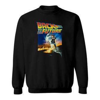 Back To The Future Movie Poster Classic Sweatshirt | Mazezy