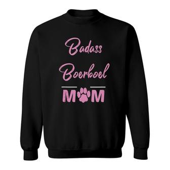 Badass Boerboel Mom Funny Dog Lover Sweatshirt | Mazezy UK