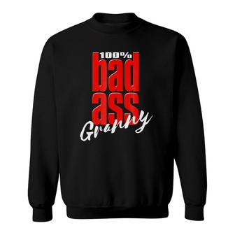 Badass Granny, Funny For Grandmother Sweatshirt | Mazezy