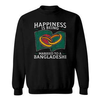Bangladeshi Marriage Bangladesh Married Flag Wedded Culture Sweatshirt | Mazezy