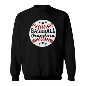 Baseball Grandma Sweatshirt | Mazezy