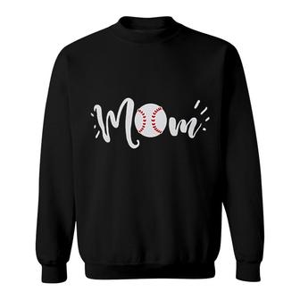 Baseball Mom Funny Cute Fun Sport Sweatshirt | Mazezy