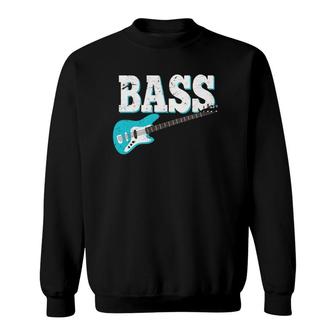 Bass Musician Bass Guitar Electric Guitar Rock Music Bass Guitar Sweatshirt | Mazezy