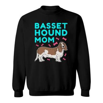 Basset Hound Mom Dog Owner Basset Hound Sweatshirt | Mazezy
