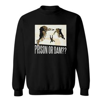 Battle Royale Prison Or Dam Sweatshirt | Mazezy