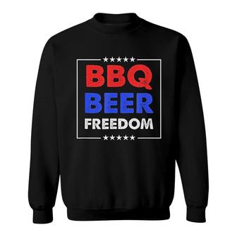 Bbq Beer Freedom Sweatshirt | Mazezy