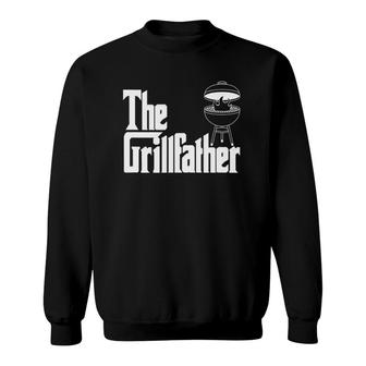 Bbq Funny Meat Love Party Grilling Lunch The Grillfather Sweatshirt | Mazezy