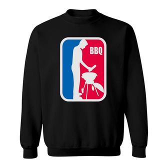Bbq League - Men's Funny Barbecue Cookout Grill Sweatshirt