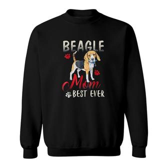 Beagle Funny Beagle Mom Best Ever Sweatshirt | Mazezy