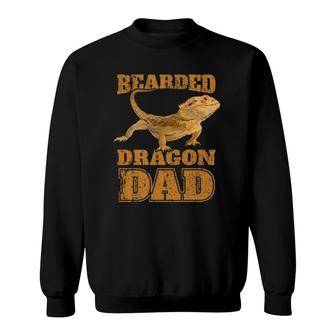 Bearded Dragon Dad Lover Gift Sweatshirt | Mazezy