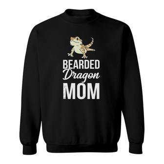 Bearded Dragon Mom Funny Lizard Lovers Sweatshirt | Mazezy