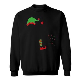 Believe In Your Elf I Ingenious Christmas Design Sweatshirt | Mazezy