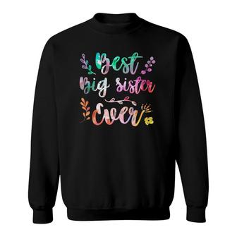 Best Big Sister Ever Christmas Mother's Day For Women Mom Sweatshirt | Mazezy
