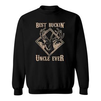 Best Buckin' Uncle Ever Deer Hunting Gif Sweatshirt | Mazezy
