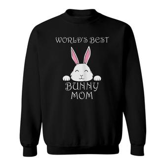 Best Bunny Mom Cute Rabbit Rodent Sweatshirt | Mazezy