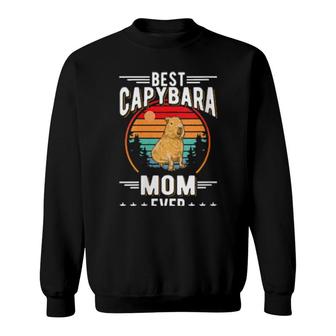 Best Capybara Mom Ever Capybara Sweatshirt | Mazezy