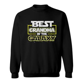 Best Grandma In The Galaxy Sweatshirt | Mazezy