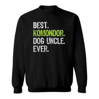 Best Komondor Dog Uncle Ever Raglan Baseball Tee Sweatshirt | Mazezy