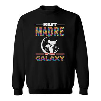 Best Madre In The Galaxy Mother And Son Color Puzzle Version Sweatshirt | Mazezy