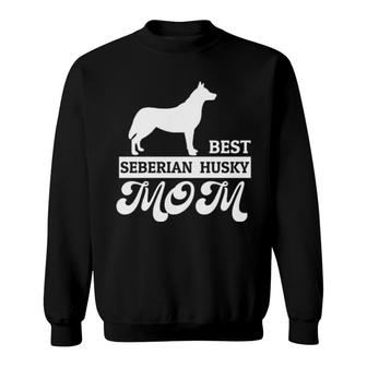 Best Seberian Husky Mom Sweatshirt | Mazezy