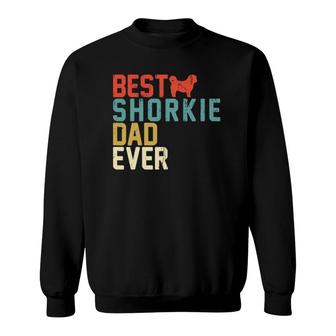 Best Shorkie Dad Ever Retro Vintage Sweatshirt | Mazezy