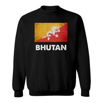 Bhutan Flag Bhutanese Pride Sweatshirt | Mazezy