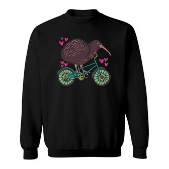 Bicycle Kiwi New Zealand Kiwi Bird Sweatshirt | Mazezy