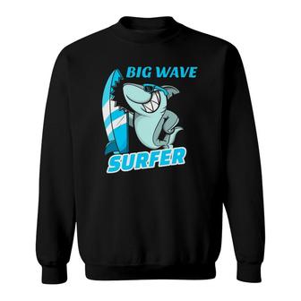 Big Wave Surfer - Surfing Design Sweatshirt | Mazezy