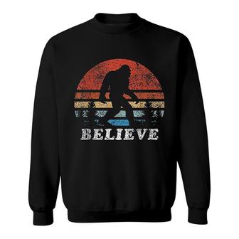 Bigfoot Believe Funny Design Sweatshirt | Mazezy