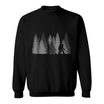 Bigfoot In The Forest Sweatshirt | Mazezy