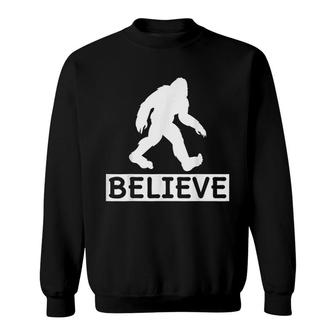 Bigfoot Sasquatch I Believe Sweatshirt | Mazezy