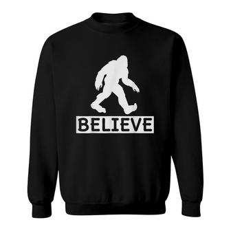Bigfoot Sasquatch I Believe Sweatshirt | Mazezy
