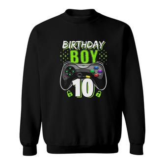 Birthday Boy Video Gamer Sweatshirt - Seseable
