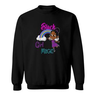 Black Girl Magic Melanin Pride Sweatshirt | Mazezy