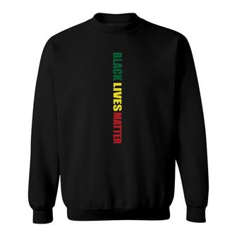Black Lives Matter - Blm Colorful Outfit Gift Sweatshirt | Mazezy