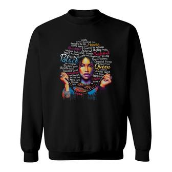 Black Queen Women Sweatshirt | Mazezy