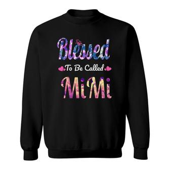 Blessed To Be Called Mimi Mother's Day Gift Sweatshirt | Mazezy