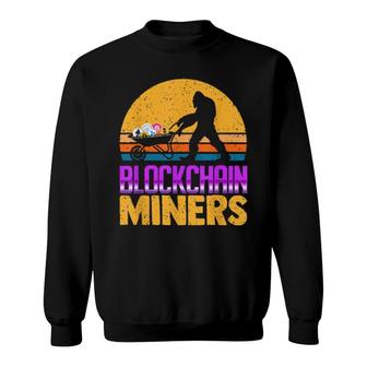 Blockchain Cryptocurrency Mining Lustig Bigfoot Hodl Sweatshirt | Mazezy