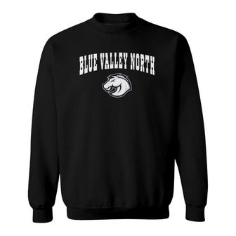 Blue Valley North High School Mustangs C2 Ver2 Sweatshirt | Mazezy