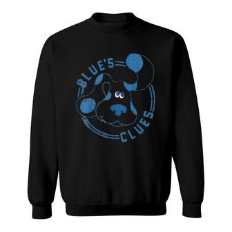 Blues Clues Blue Big Face Sweatshirt | Mazezy