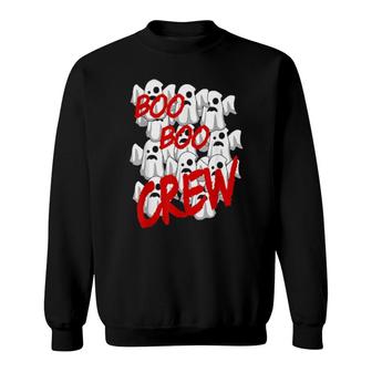 Boo Boo Crew Halloween Design Kleine Süße Geister Buh Crew Sweatshirt | Mazezy