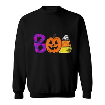 Boo Cute Halloween Fab Boo Lous Halloween Costume Sweatshirt | Mazezy