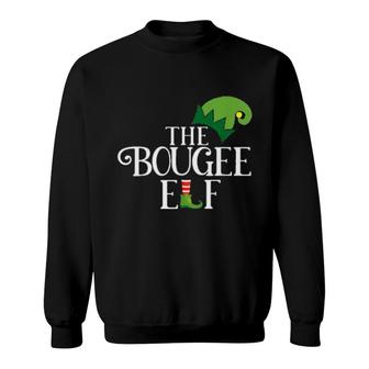 Bougee Elf Matching Family Group Christmas Party Pajama Sweatshirt | Mazezy