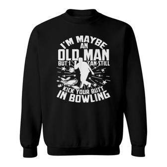 Bowling Strike Pins Team Bowler Sweatshirt | Mazezy